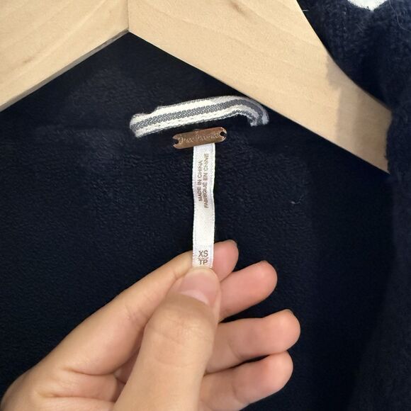 Free People Double Weave Women’s Size XS Denim Jacket - Picture 3 of 11